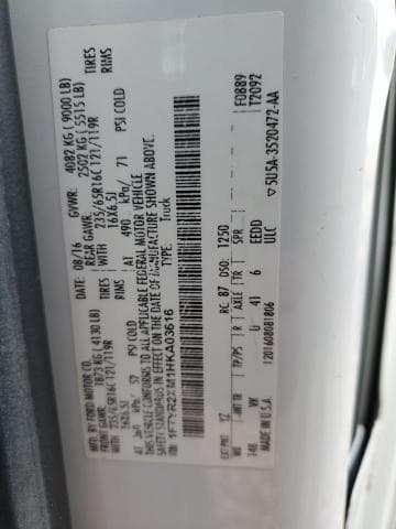2017 FORD TRANSIT T-250 T-250 13