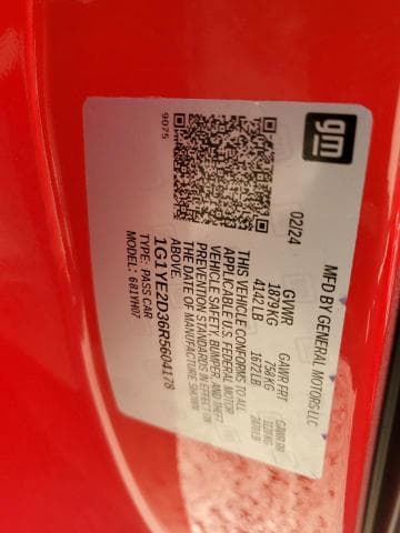 2024 CHEVROLET CORVETTE Z06 2LZ 13