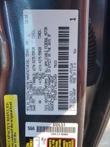 2017 TOYOTA TUNDRA CREWMAX LIMITED 13