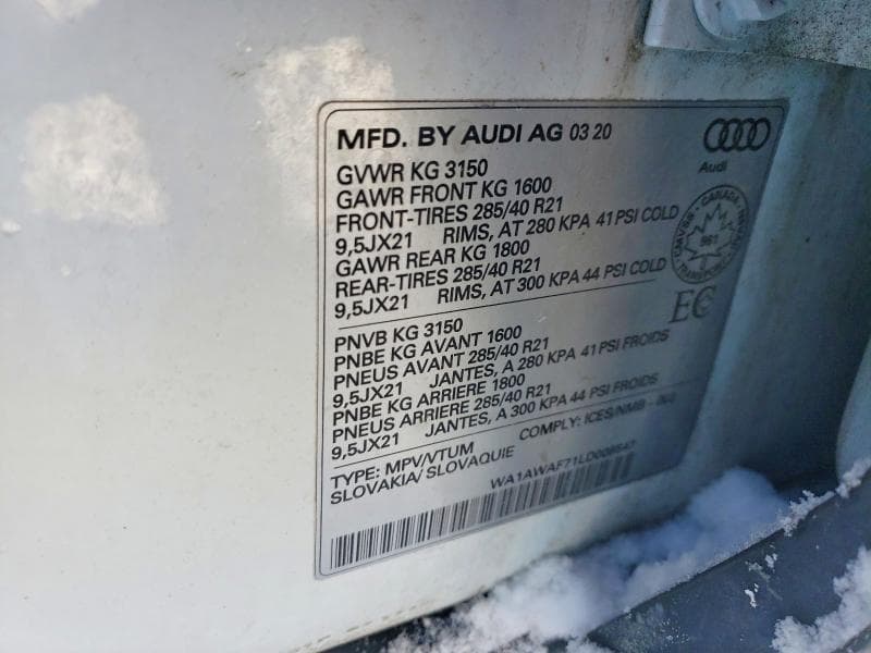 2020 AUDI SQ7 PREMIUM PLUS 13