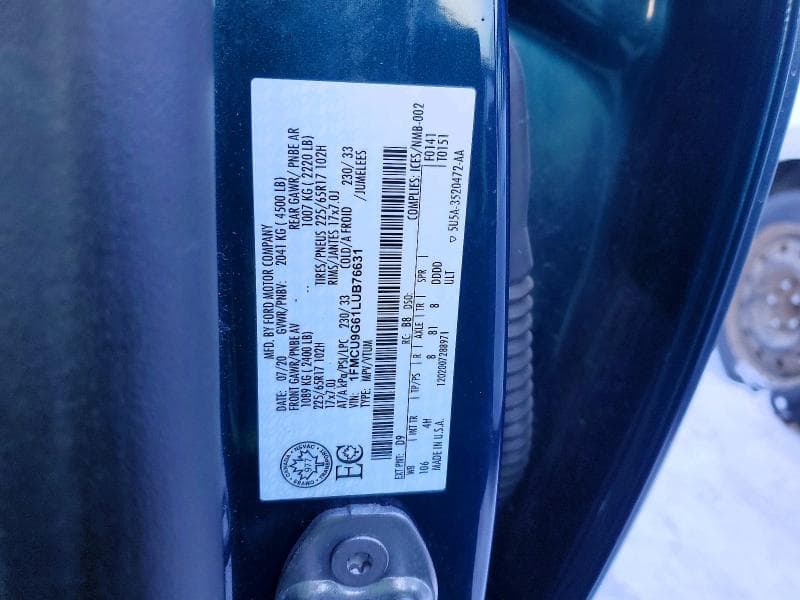2020 FORD ESCAPE SE 14