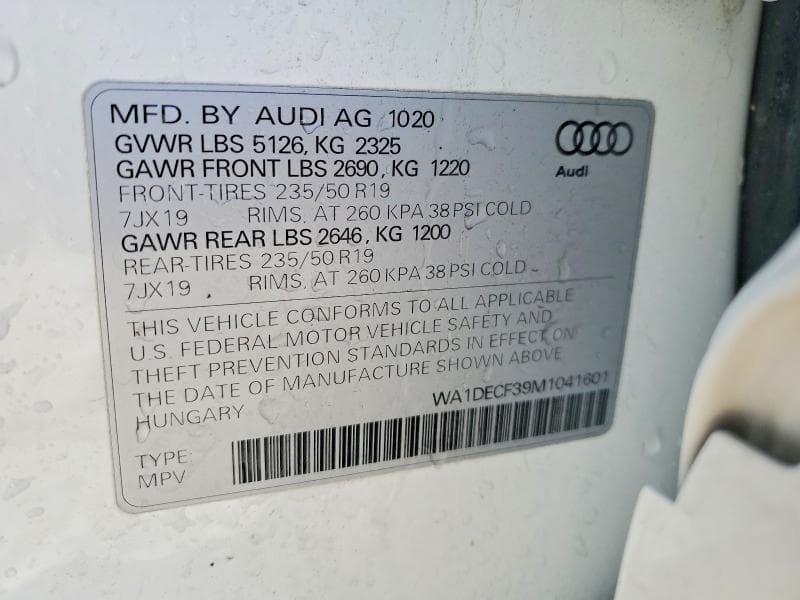 2021 AUDI Q3 PREMIUM S LINE 45 13