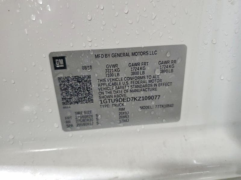 2019 GMC SIERRA K1500 SLT 12