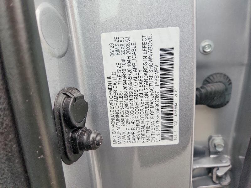 2023 HONDA PASSPORT EXL 14