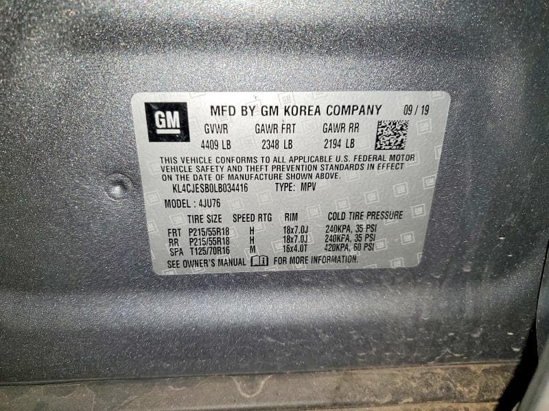 2020 BUICK ENCORE PREFERRED 13