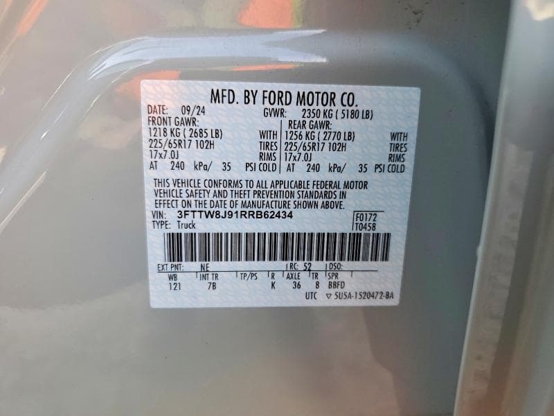 2024 FORD MAVERICK XLT 12