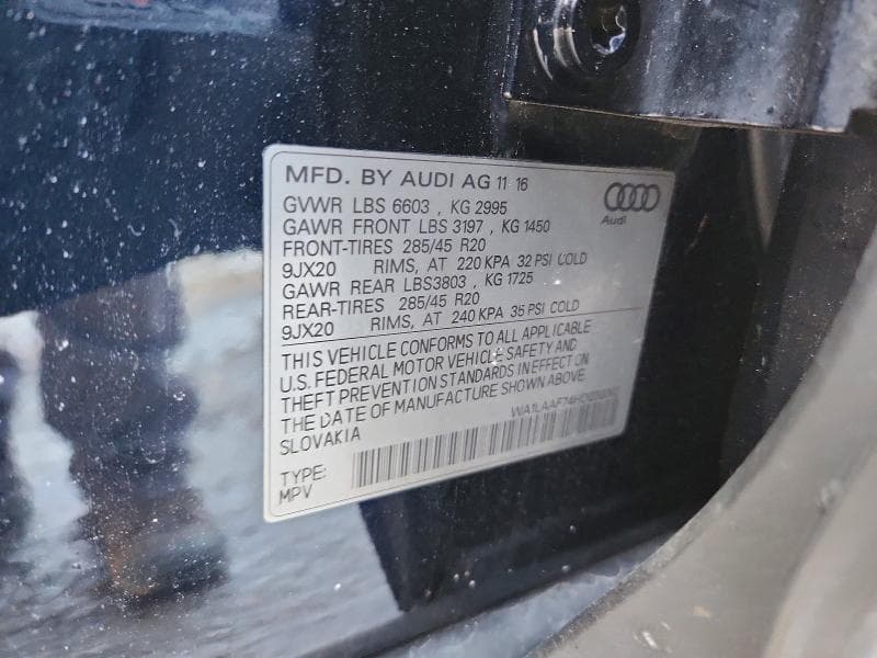 2017 AUDI Q7 PREMIUM PLUS 13