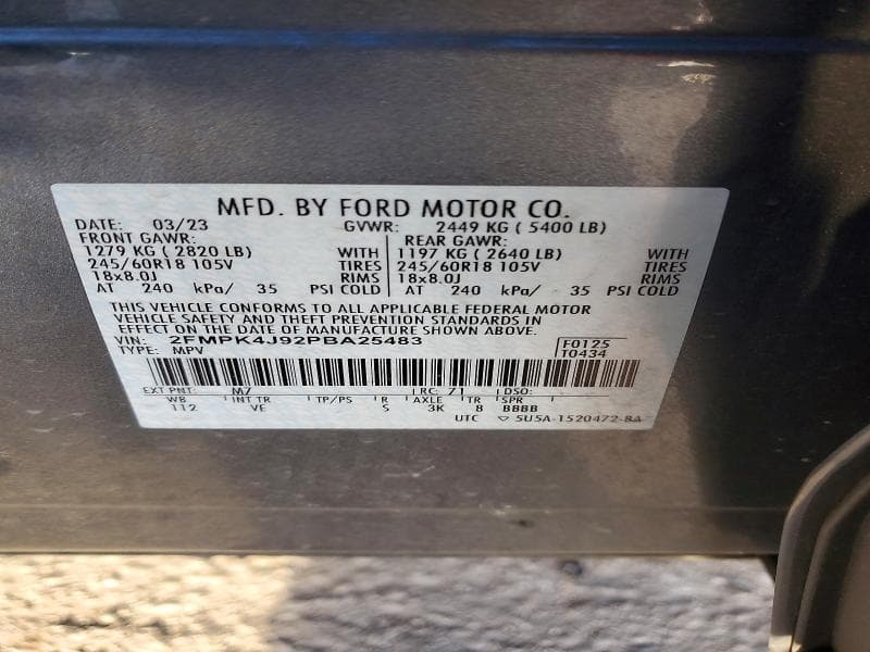 2023 FORD EDGE SEL 13