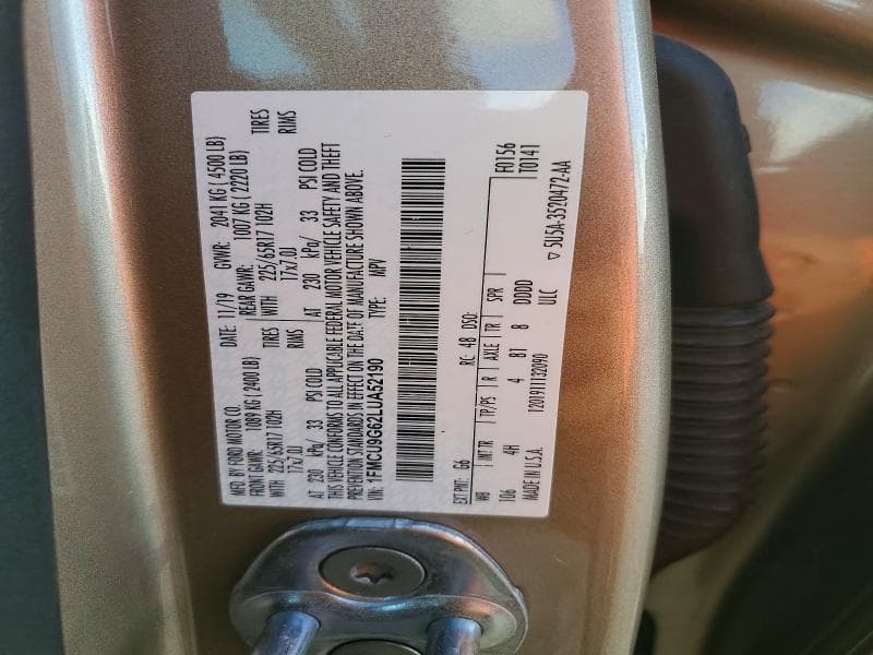 2020 FORD ESCAPE SE 13