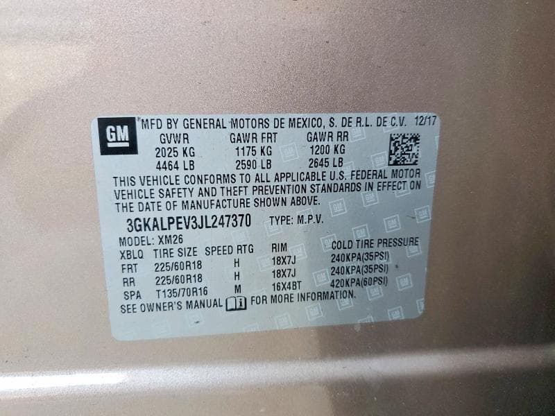 2018 GMC TERRAIN SLT 13