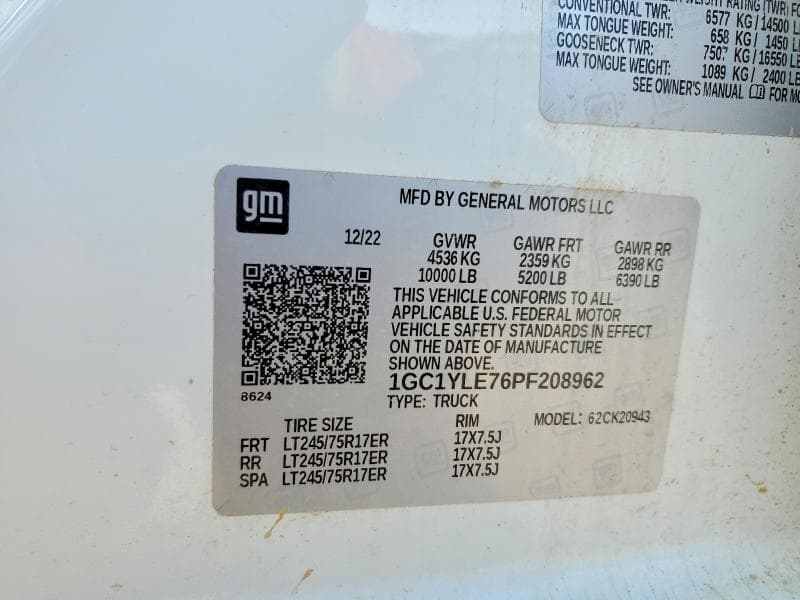 2023 CHEVROLET SILVERADO K2500 HEAVY DUTY 12