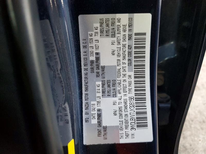 2018 TOYOTA YARIS IA 12