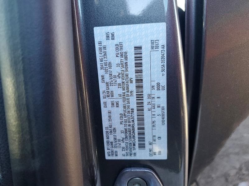 2024 FORD ESCAPE ACTIVE 13