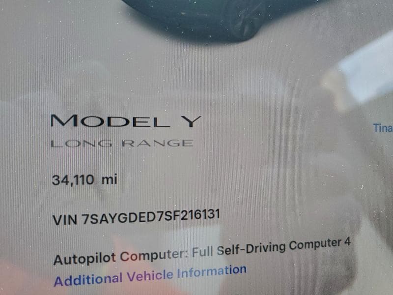 2025 TESLA MODEL Y 9