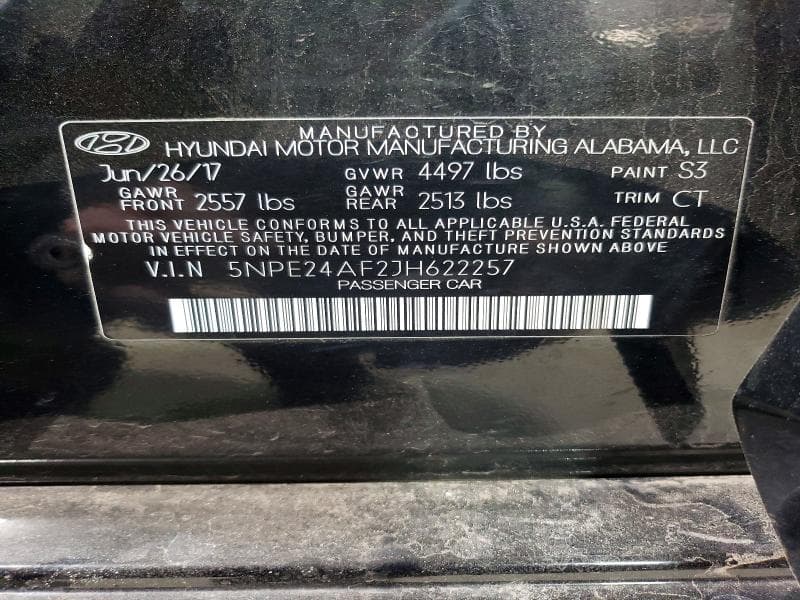 2018 HYUNDAI SONATA SE 13