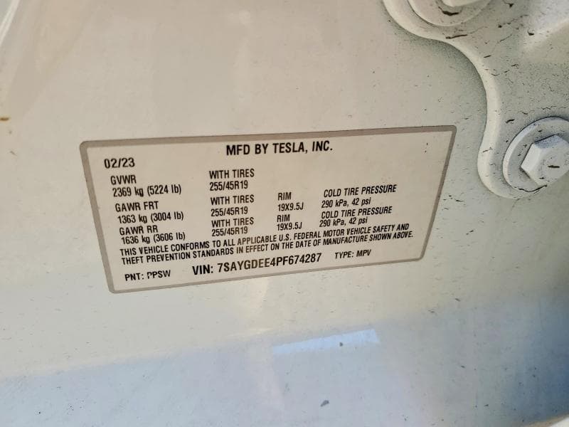 2023 TESLA MODEL Y 12