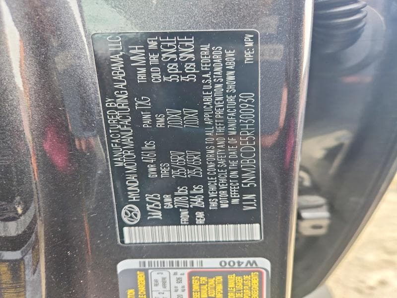 2024 HYUNDAI TUCSON SEL 13