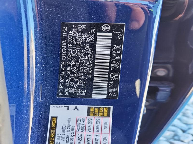 2024 TOYOTA PRIUS XLE 12