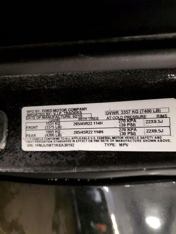 2019 FORD EXPEDITION PLATINUM 13