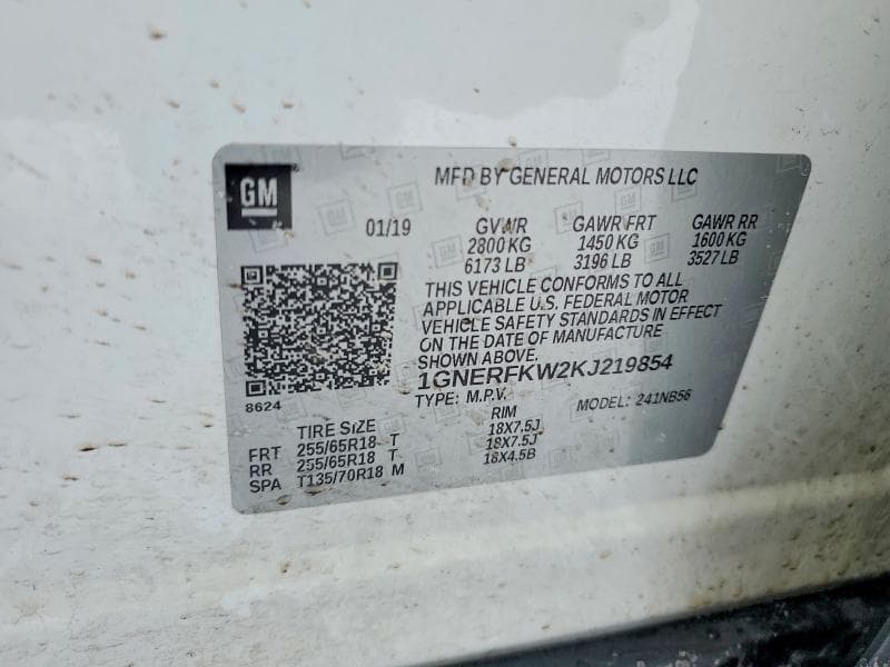 2019 CHEVROLET TRAVERSE LS 14