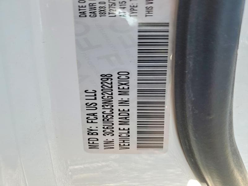 2022 RAM 2500 TRADESMAN 12