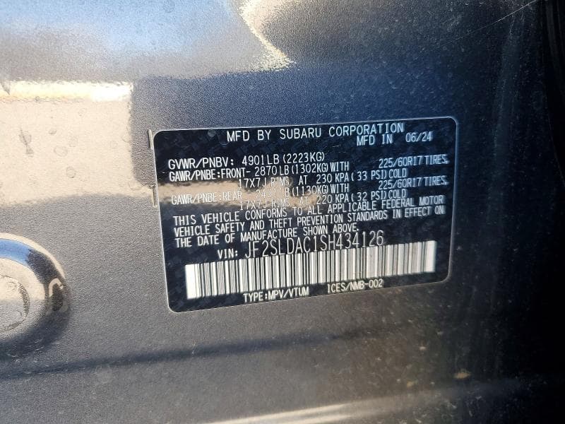 2025 SUBARU FORESTER 13