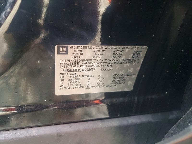 2018 GMC TERRAIN SLE 13