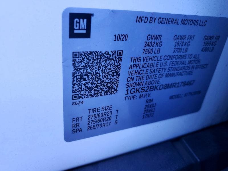 2021 GMC YUKON SLT 13