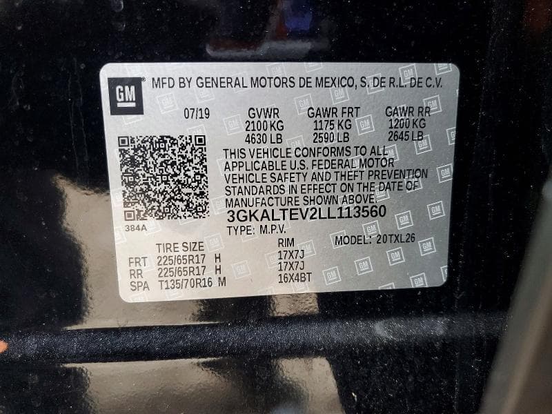 2020 GMC TERRAIN SLE 13