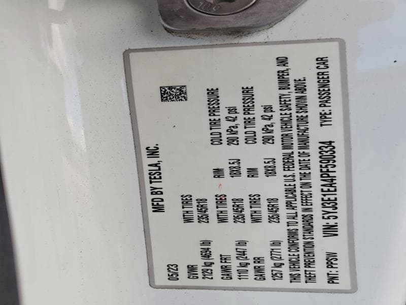 2023 TESLA MODEL 3 12