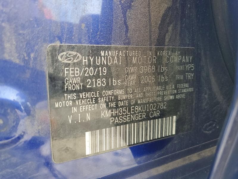 2019 HYUNDAI ELANTRA GT 13