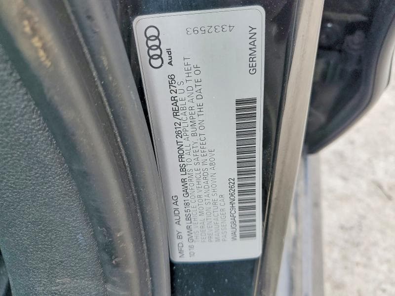 2017 AUDI A6 PREMIUM PLUS 13