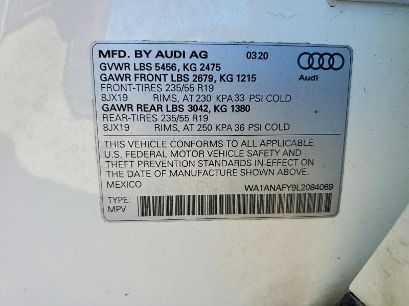 2020 AUDI Q5 PREMIUM 13