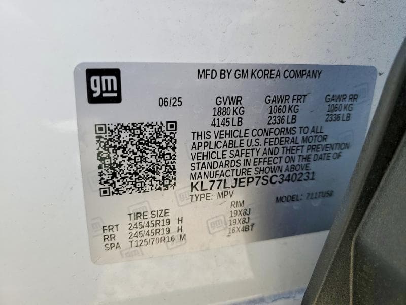 2025 CHEVROLET TRAX 2RS 13
