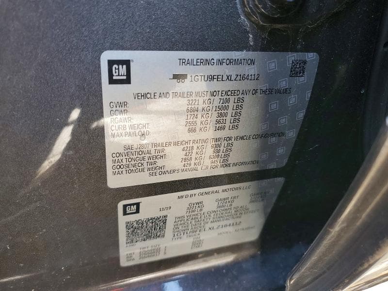 2020 GMC SIERRA K1500 DENALI 12