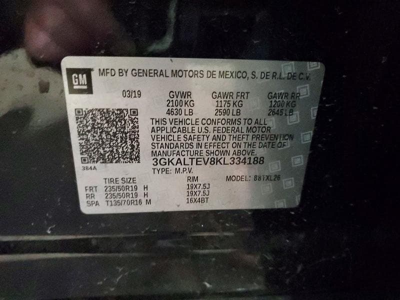 2019 GMC TERRAIN SLE 13
