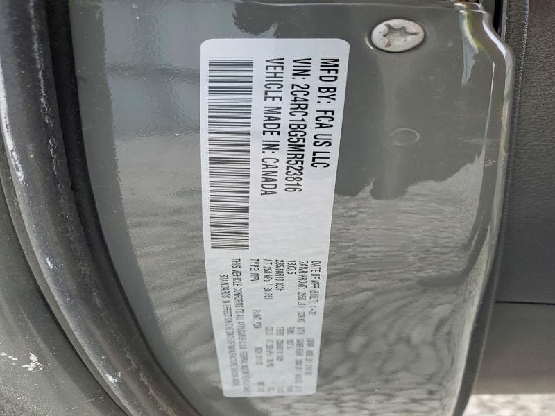 2021 CHRYSLER PACIFICA TOURING L 13