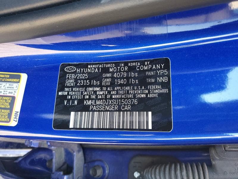 2025 HYUNDAI ELANTRA BLUE 12