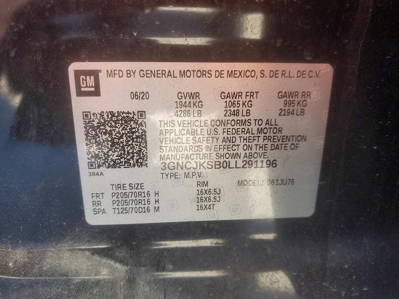 2020 CHEVROLET TRAX LS 13