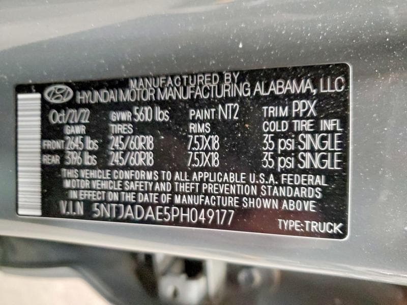 2023 HYUNDAI SANTA CRUZ SE 13