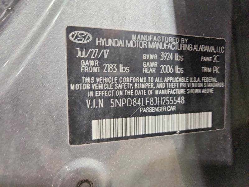 2018 HYUNDAI ELANTRA SEL 12