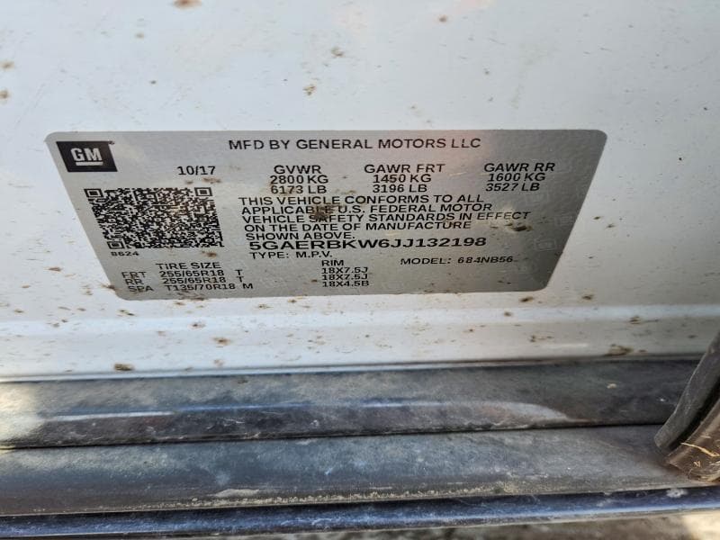 2018 BUICK ENCLAVE ESSENCE 13