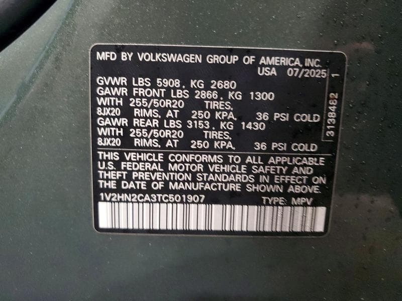 2026 VOLKSWAGEN ATLAS SE SE 13