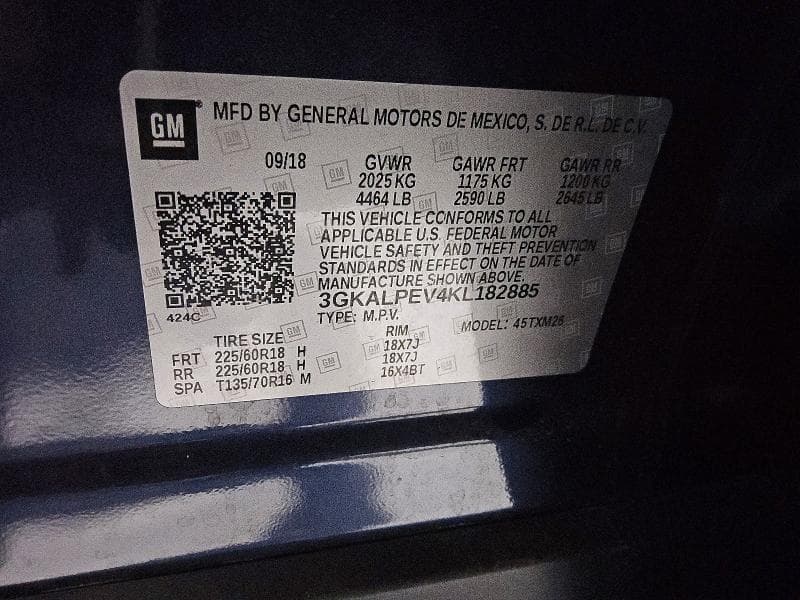 2019 GMC TERRAIN SLT 13