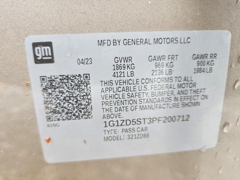 2023 CHEVROLET MALIBU LT 13