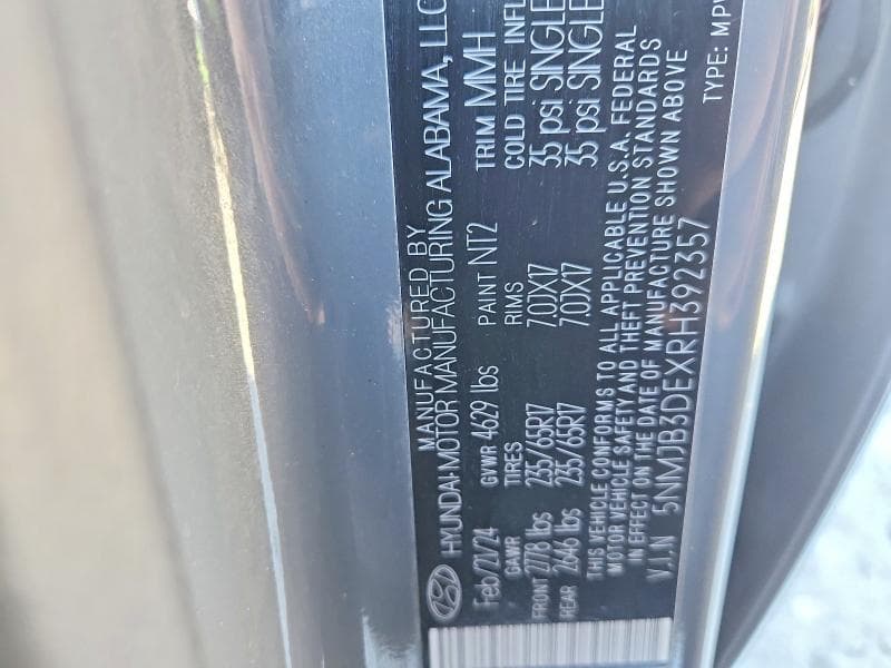 2024 HYUNDAI TUCSON SEL 14