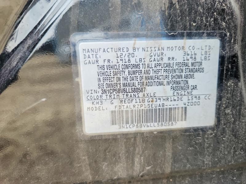 2020 NISSAN KICKS S 13