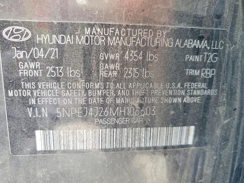 2021 HYUNDAI SONATA SEL PLUS 13