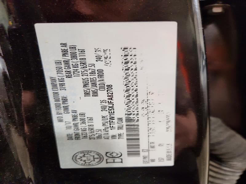 2018 FORD F150 12