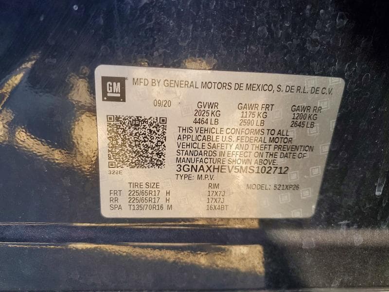 2021 CHEVROLET EQUINOX LS 12